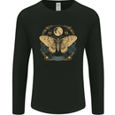 An Astral Butterfly Mens Long Sleeve T-Shirt Black