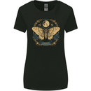 An Astral Butterfly Womens Wider Cut T-Shirt Black