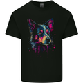 An Awesome Border Collie Dog Mens Cotton T-Shirt Tee Top Black