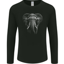 An Awesome Elephant Mens Long Sleeve T-Shirt Black