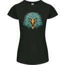 An Eagle Head Womens Petite Cut T-Shirt Black
