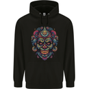 An Evil Clown Mask Skull Mens 80% Cotton Hoodie Black