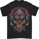 An Evil Clown Mask Skull Mens T-Shirt 100% Cotton BLACK
