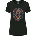 An Evil Clown Mask Skull Womens Wider Cut T-Shirt Black