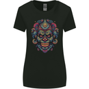 An Evil Clown Mask Skull Womens Wider Cut T-Shirt Black