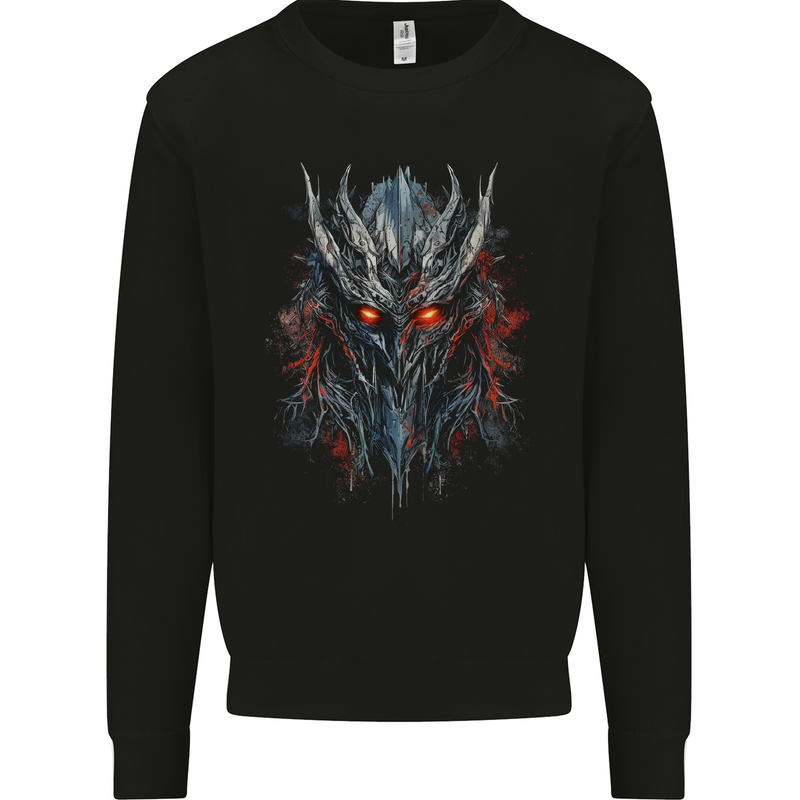 An Evil Sauron Mask Demon Mens Sweatshirt Jumper Black