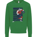 An Ice Hockey Player Mens Sweatshirt Jumper Irish Green