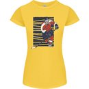 An Ice Hockey Player Womens Petite Cut T-Shirt Yellow