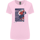 An Ice Hockey Player Womens Wider Cut T-Shirt Light Pink