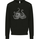 An Octopus Scuba Diver Deep Sea Diving Kids Sweatshirt Jumper Black
