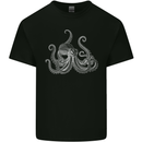 An Octopus Scuba Diver Deep Sea Diving Mens Cotton T-Shirt Tee Top Black