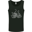 An Octopus Scuba Diver Deep Sea Diving Mens Vest Tank Top Black