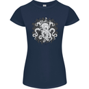 An Octopus in the Deep Ocean Sailor Sailing Womens Petite Cut T-Shirt