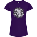 An Octopus in the Deep Ocean Sailor Sailing Womens Petite Cut T-Shirt