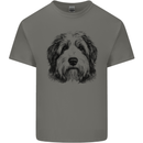 An Old English Sheepdog Dog Mens Cotton T-Shirt Tee Top Charcoal