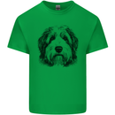 An Old English Sheepdog Dog Mens Cotton T-Shirt Tee Top Irish Green