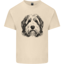An Old English Sheepdog Dog Mens Cotton T-Shirt Tee Top Natural