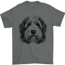 An Old English Sheepdog Dog Mens T-Shirt 100% Cotton Charcoal