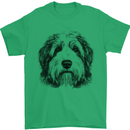 An Old English Sheepdog Dog Mens T-Shirt 100% Cotton Irish Green