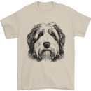 An Old English Sheepdog Dog Mens T-Shirt 100% Cotton Sand