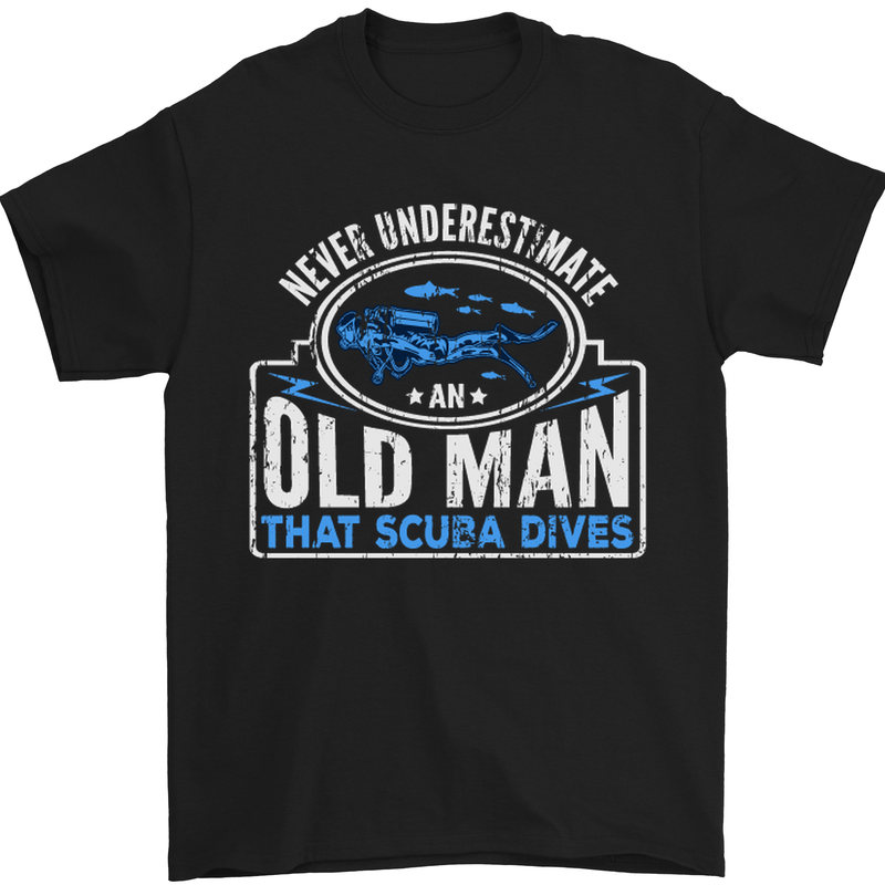 Scuba Diving T-Shirt Deep Sea Diver Mens Funny 1