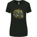 An Old Motorbike Retro Biker Motorcycle Womens Wider Cut T-Shirt Black
