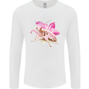 An Orchid Mantis Mens Long Sleeve T-Shirt White