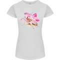 An Orchid Mantis Womens Petite Cut T-Shirt White