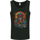 An Oriental Samurai Skull MMA Martial Arts Mens Vest Tank Top Black