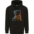 An Urban Teddy Bear Childrens Kids Hoodie Black