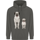 Anatolian Shepherd Dog and Puppy Childrens Kids Hoodie Storm Grey