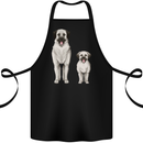 Anatolian Shepherd Dog and Puppy Cotton Apron 100% Organic Black