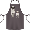 Anatolian Shepherd Dog and Puppy Cotton Apron 100% Organic Dark Grey