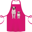 Anatolian Shepherd Dog and Puppy Cotton Apron 100% Organic Pink
