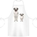 Anatolian Shepherd Dog and Puppy Cotton Apron 100% Organic White