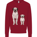 Anatolian Shepherd Dog and Puppy Kids Sweatshirt Jumper Red