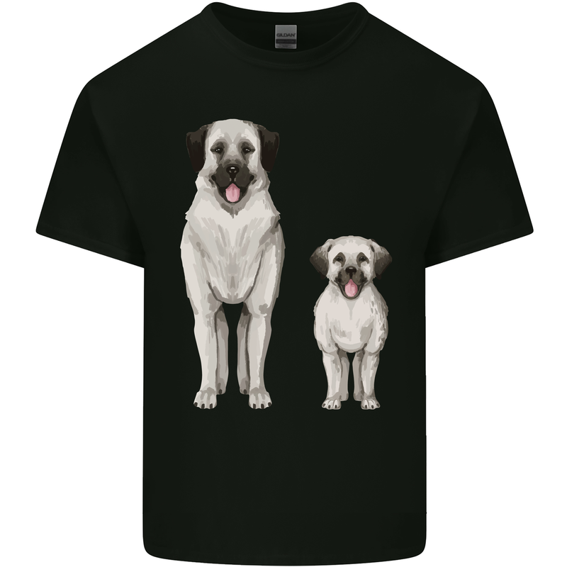 Anatolian Shepherd Dog and Puppy Kids T-Shirt Childrens Black