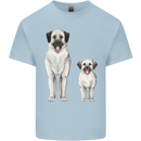 Anatolian Shepherd Dog and Puppy Kids T-Shirt Childrens Light Blue