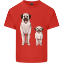 Anatolian Shepherd Dog and Puppy Kids T-Shirt Childrens Red
