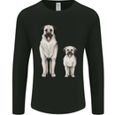 Anatolian Shepherd Dog and Puppy Mens Long Sleeve T-Shirt Black
