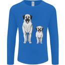 Anatolian Shepherd Dog and Puppy Mens Long Sleeve T-Shirt Royal Blue