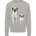 Anatolian Shepherd Dog and Puppy Mens Sweatshirt Jumper Sports Grey