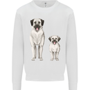 Anatolian Shepherd Dog and Puppy Mens Sweatshirt Jumper White