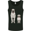 Anatolian Shepherd Dog and Puppy Mens Vest Tank Top Black