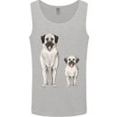 Anatolian Shepherd Dog and Puppy Mens Vest Tank Top Sports Grey