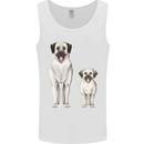 Anatolian Shepherd Dog and Puppy Mens Vest Tank Top White