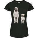 Anatolian Shepherd Dog and Puppy Womens Petite Cut T-Shirt Black