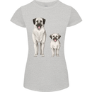 Anatolian Shepherd Dog and Puppy Womens Petite Cut T-Shirt Sports Grey