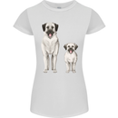 Anatolian Shepherd Dog and Puppy Womens Petite Cut T-Shirt White
