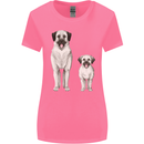 Anatolian Shepherd Dog and Puppy Womens Wider Cut T-Shirt Azalea